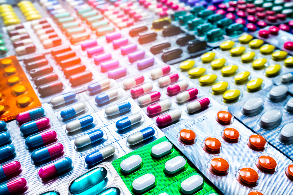 Colorful blister packaging